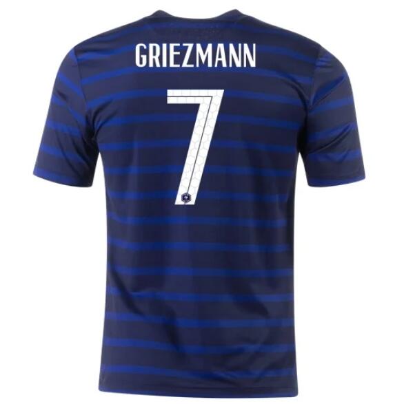 2020 Euro France Home Kit Soccer Jersey ANTOINE GRIEZMANN #7